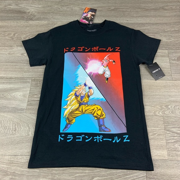 Forever 21 Tops - Dragon ball z goku black shirt size small